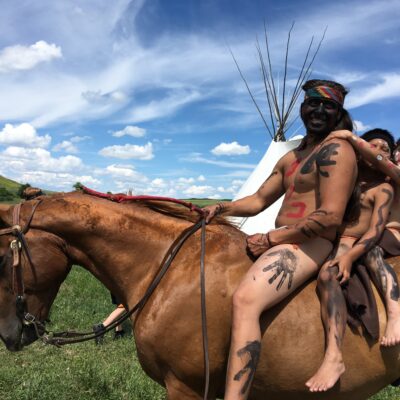 Montana: Re-enactment of Battle of the Little Bighorn