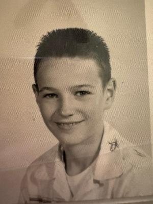 Ed Turk at about the age he and Tom sat on the curb